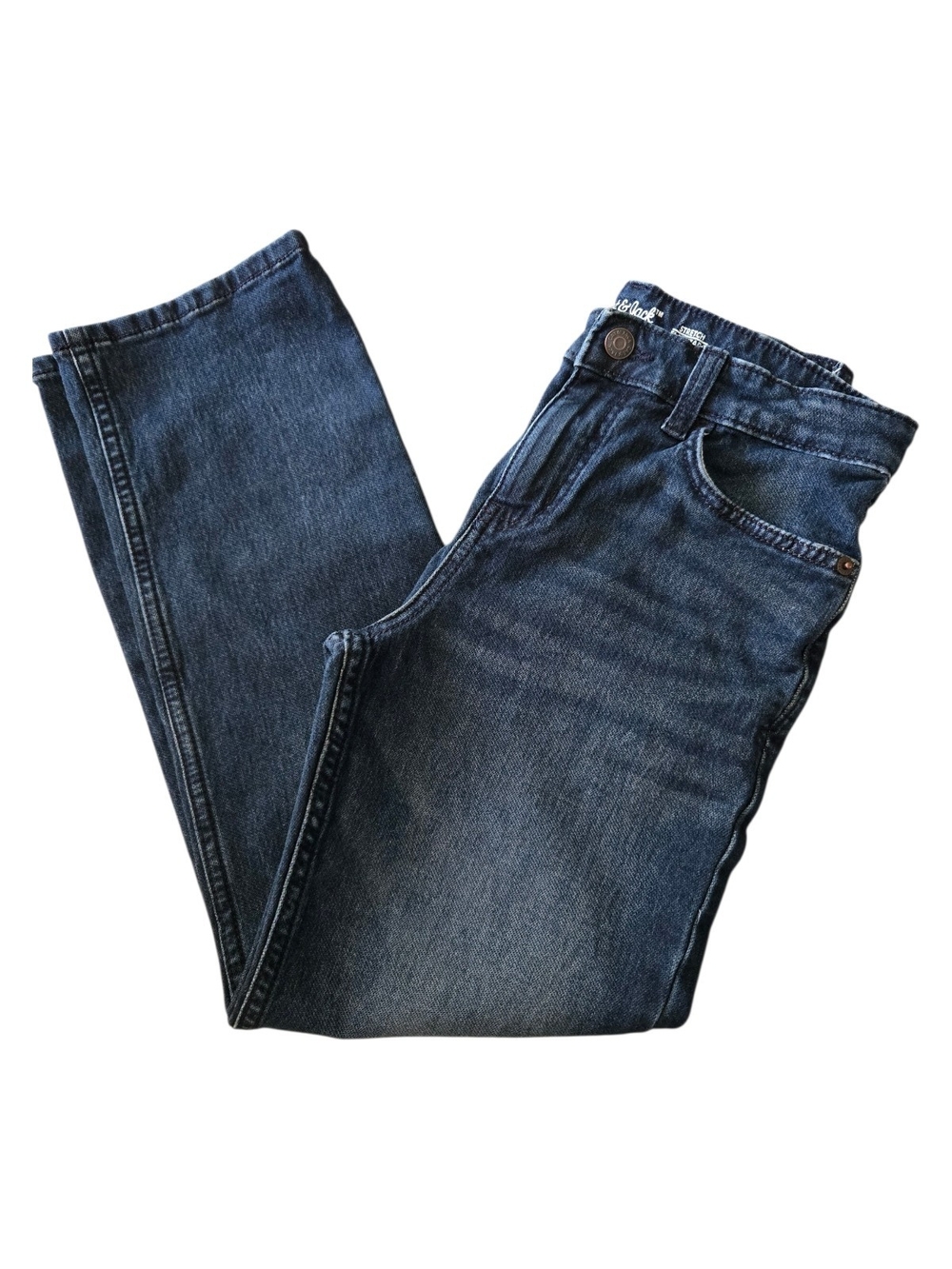 Cat & Jack Dark Blue Kids Denim Jeans Boys 12